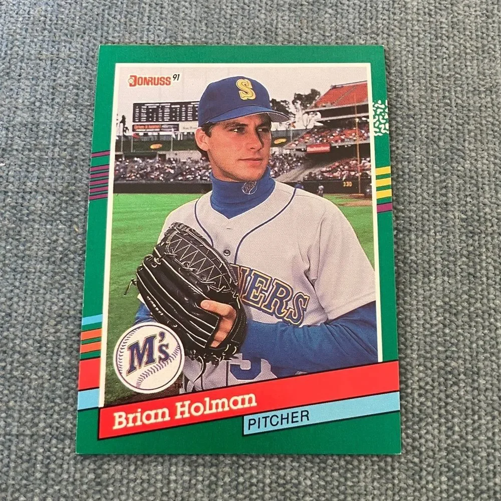 1991 Donruss Seattle Mariners Baseball Card Trading Card